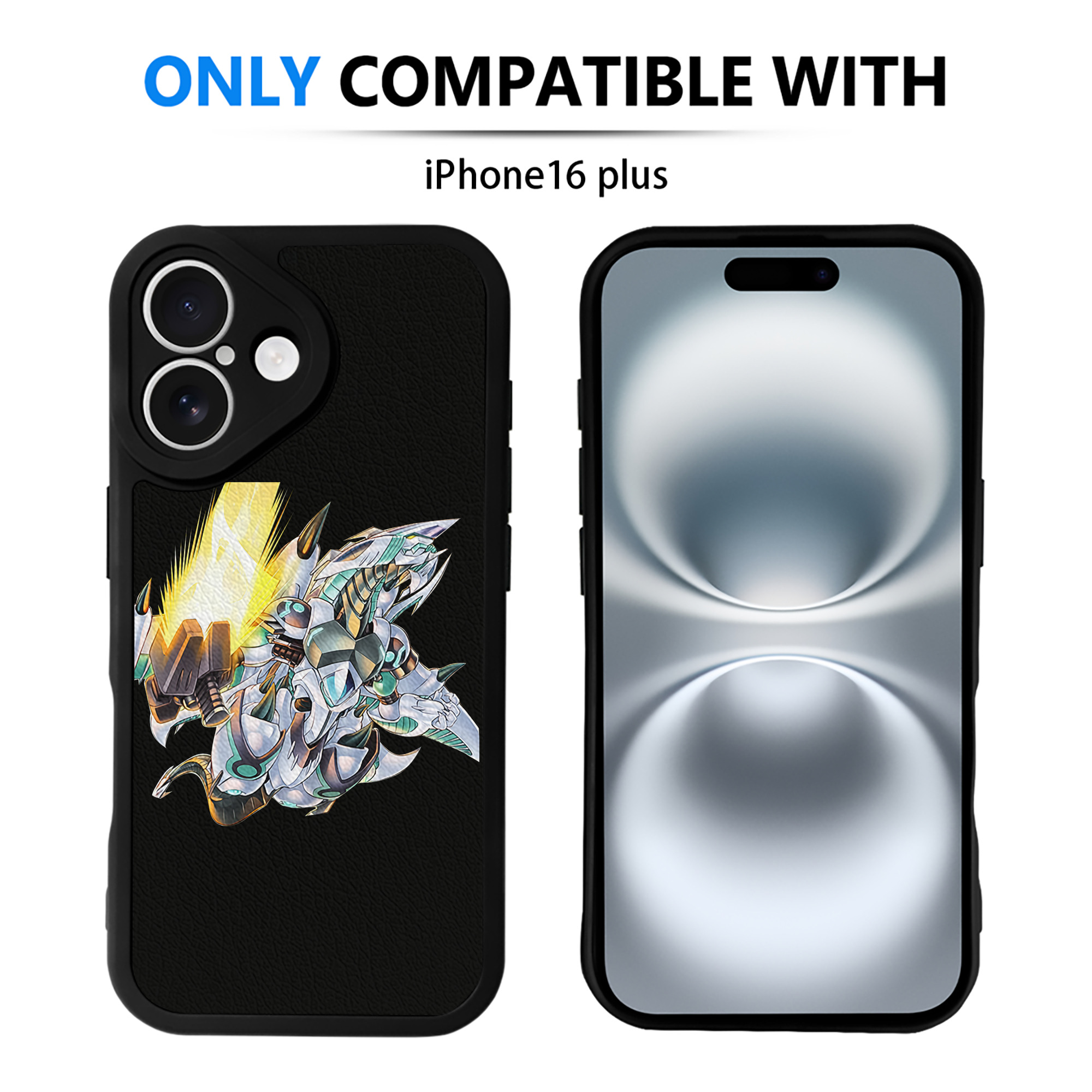 遊☆戯☆王 Yu-Gi-Oh! 【iPhone 16シリーズ対応】シリコンスマホケース（レザー調） 材質：シリコン